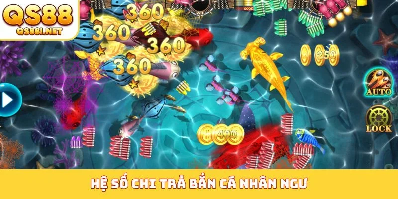 Hệ số chi trả bắn cá Nhân Ngư