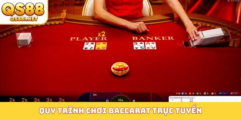 Quy trình chơi Baccarat trực tuyến