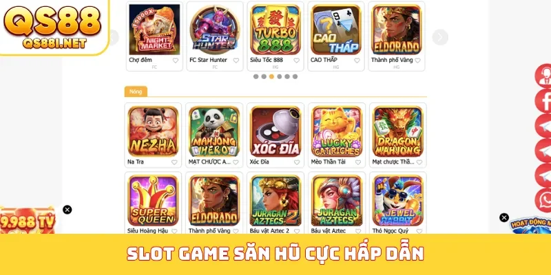 Slot game săn hũ cực hấp dẫn
