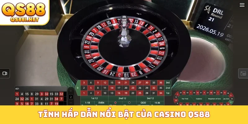 Tính hấp dẫn nổi bật của casino QS88